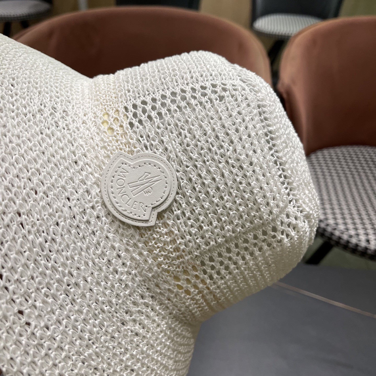  Moncler蒙口 高品质新款遮阳帽镂空渔夫帽戛季百搭出游圆顶
草帽防晒遮阳帽