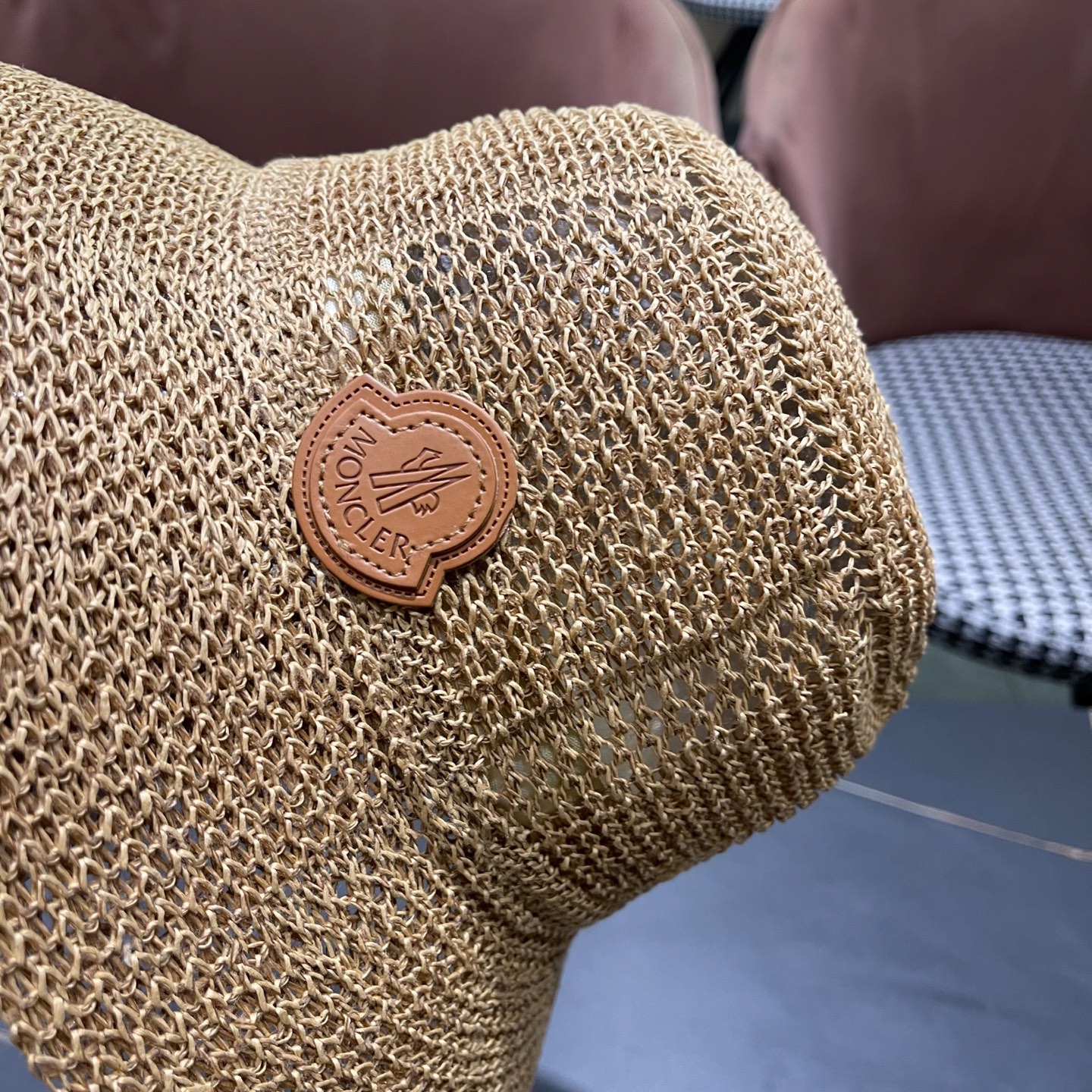  Moncler蒙口 高品质新款遮阳帽镂空渔夫帽戛季百搭出游圆顶
草帽防晒遮阳帽