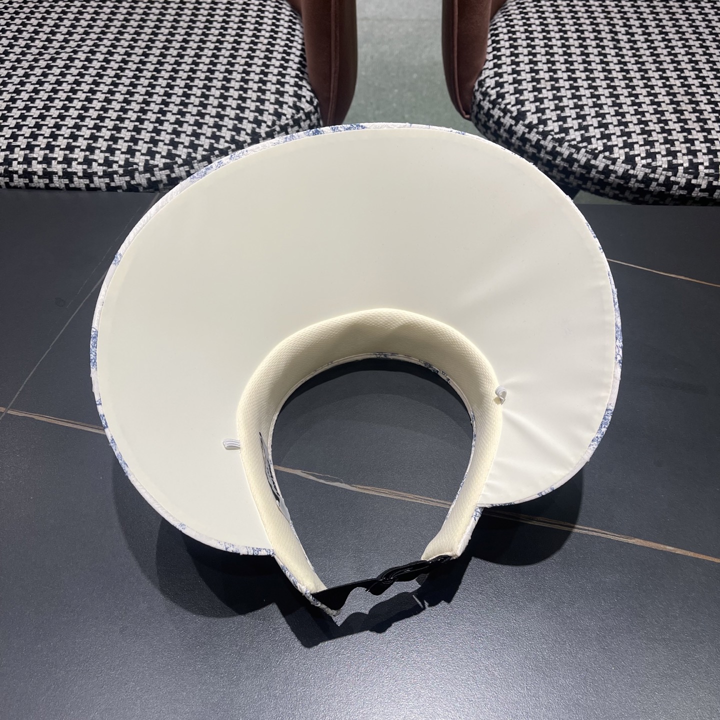 香奈儿Chanel新中式中国风水墨画帽子女夏季空顶帽出游街头防晒帽遮阳太阳帽潮