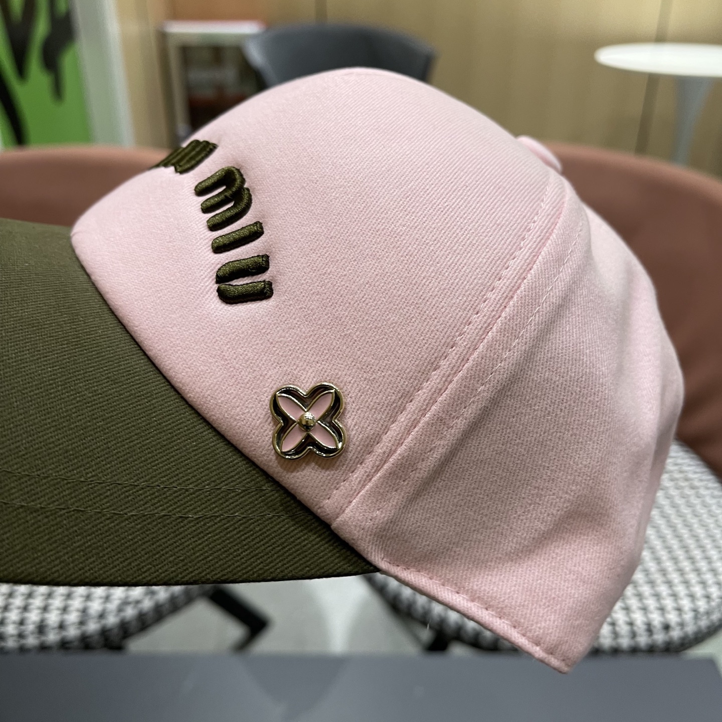  谬谬miumiu （小红书爆款推荐）原单春夏新款棒球帽，正品开模订制，原版做工细致质量超赞！