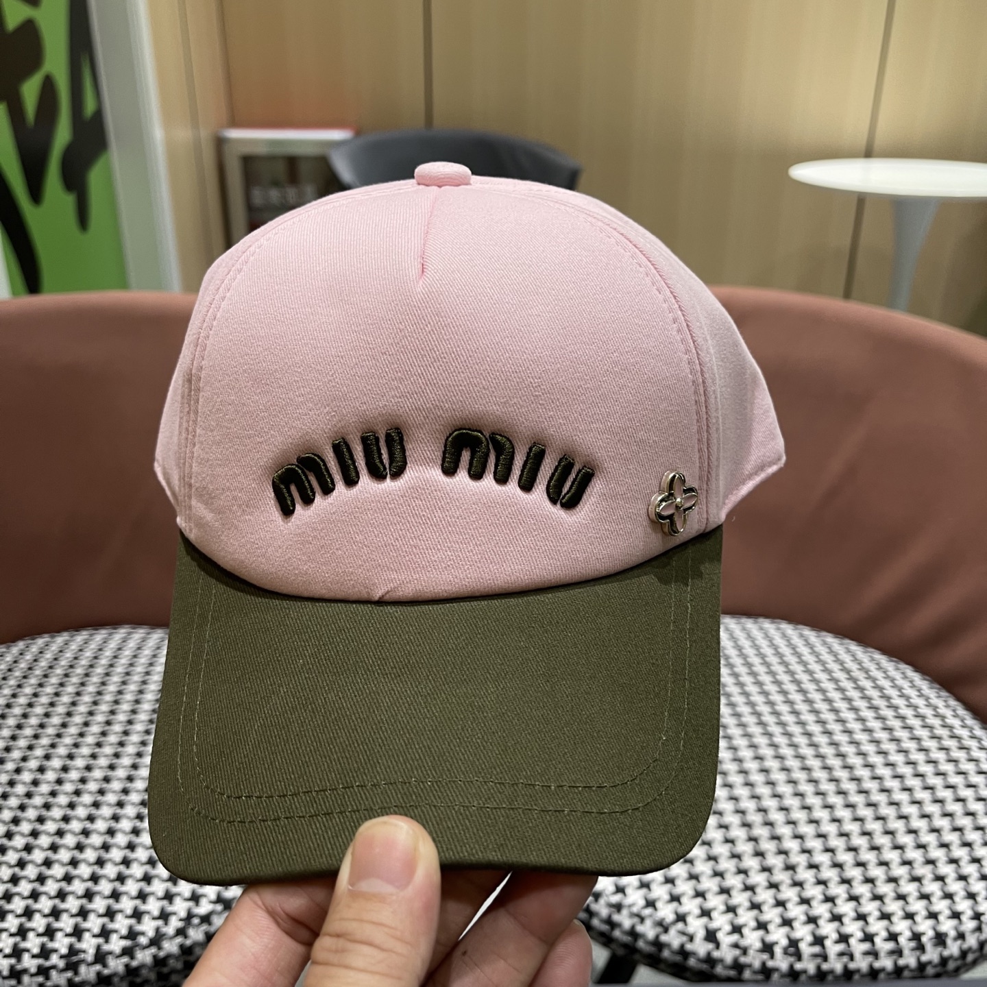  谬谬miumiu （小红书爆款推荐）原单春夏新款棒球帽，正品开模订制，原版做工细致质量超赞！