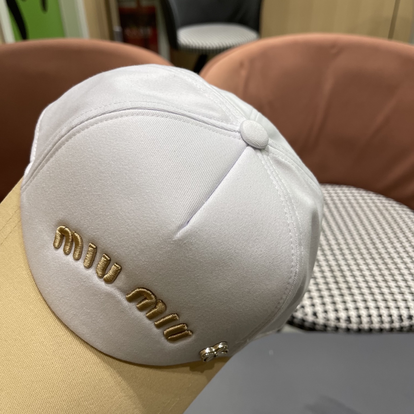  谬谬miumiu （小红书爆款推荐）原单春夏新款棒球帽，正品开模订制，原版做工细致质量超赞！