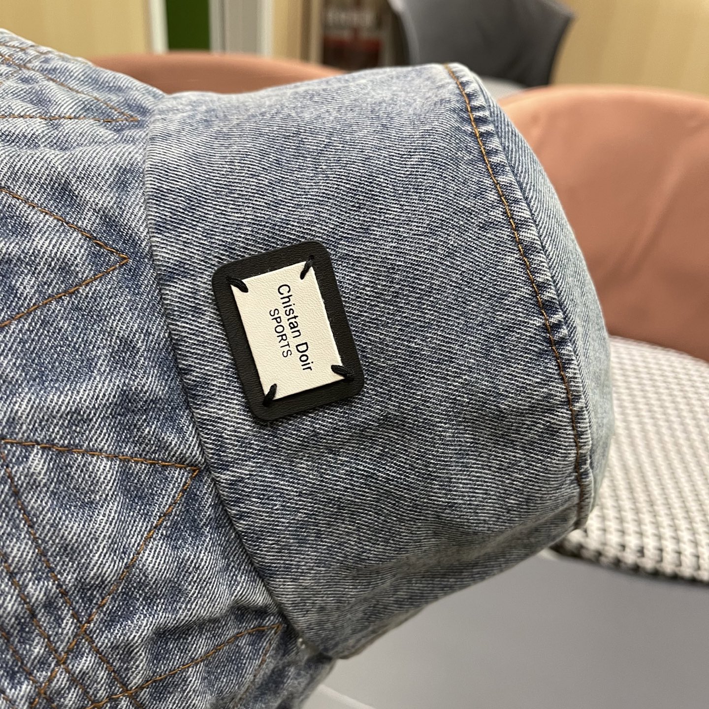  Doir迪奥2025牛仔渔夫帽女春秋复古文艺水桶帽子显脸小百搭遮阳防晒素颜盆帽潮