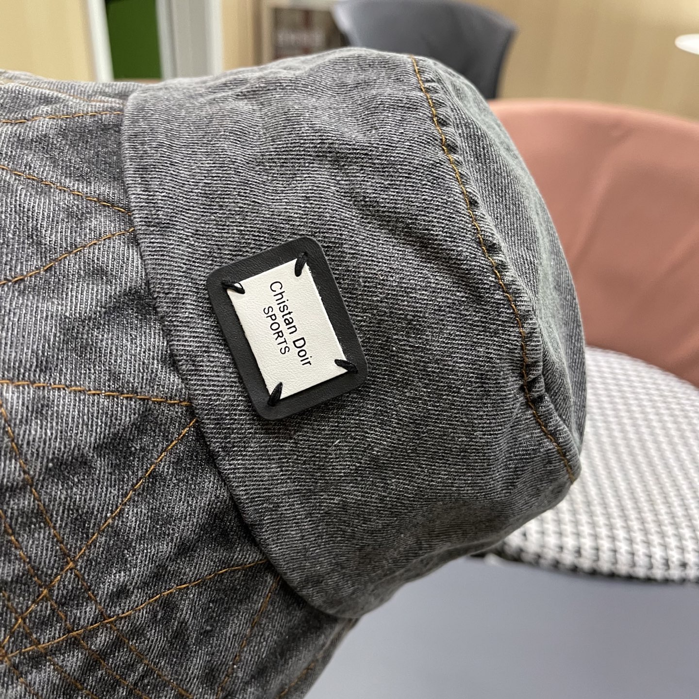  Doir迪奥2025牛仔渔夫帽女春秋复古文艺水桶帽子显脸小百搭遮阳防晒素颜盆帽潮