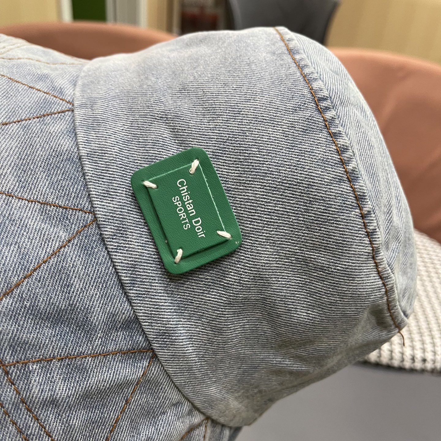  Doir迪奥2025牛仔渔夫帽女春秋复古文艺水桶帽子显脸小百搭遮阳防晒素颜盆帽潮