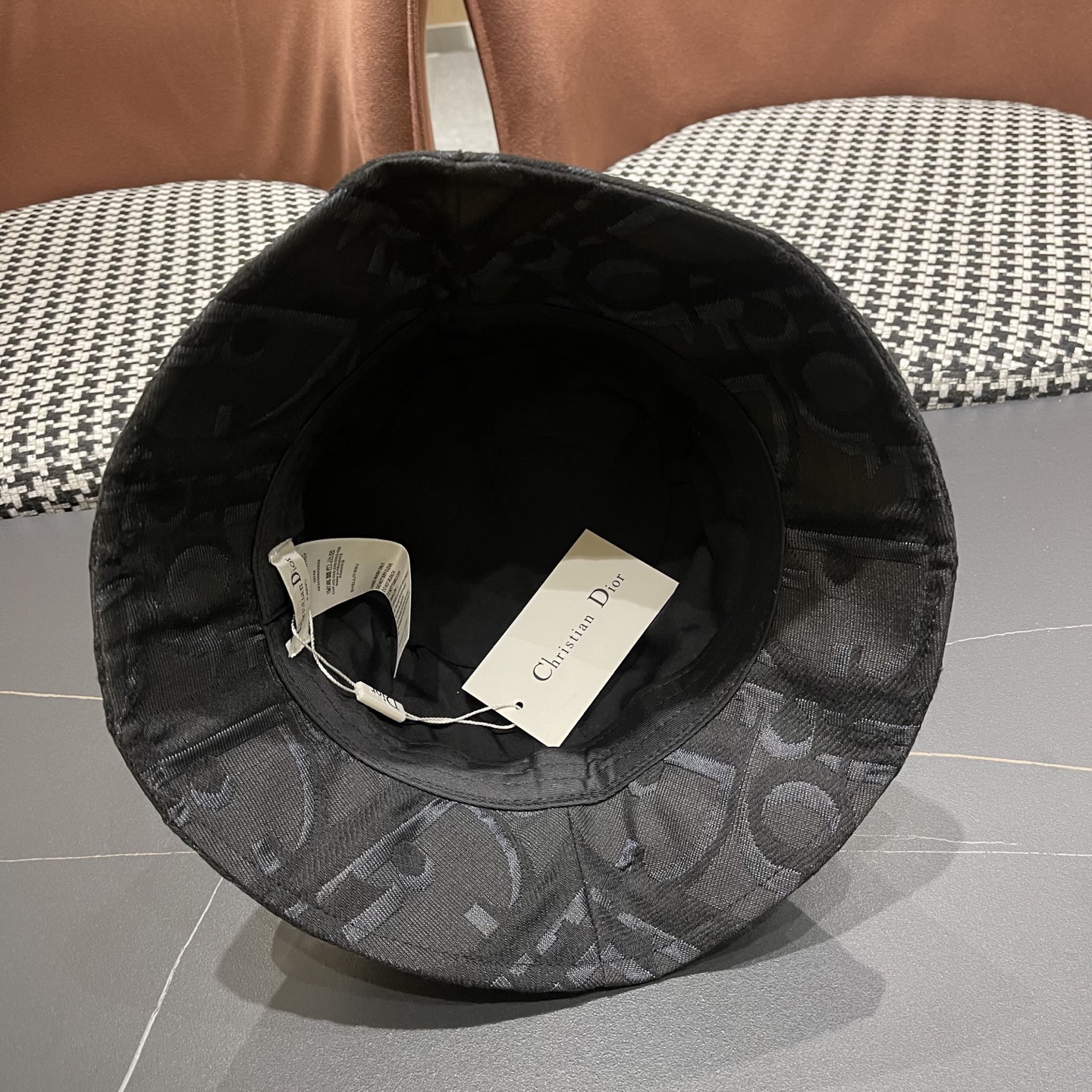 原单品质【迪奥DIOR】官网同步上线 韩版新款英式运动款重工定制款1:1原单品质 男女通用渔夫帽 原版质