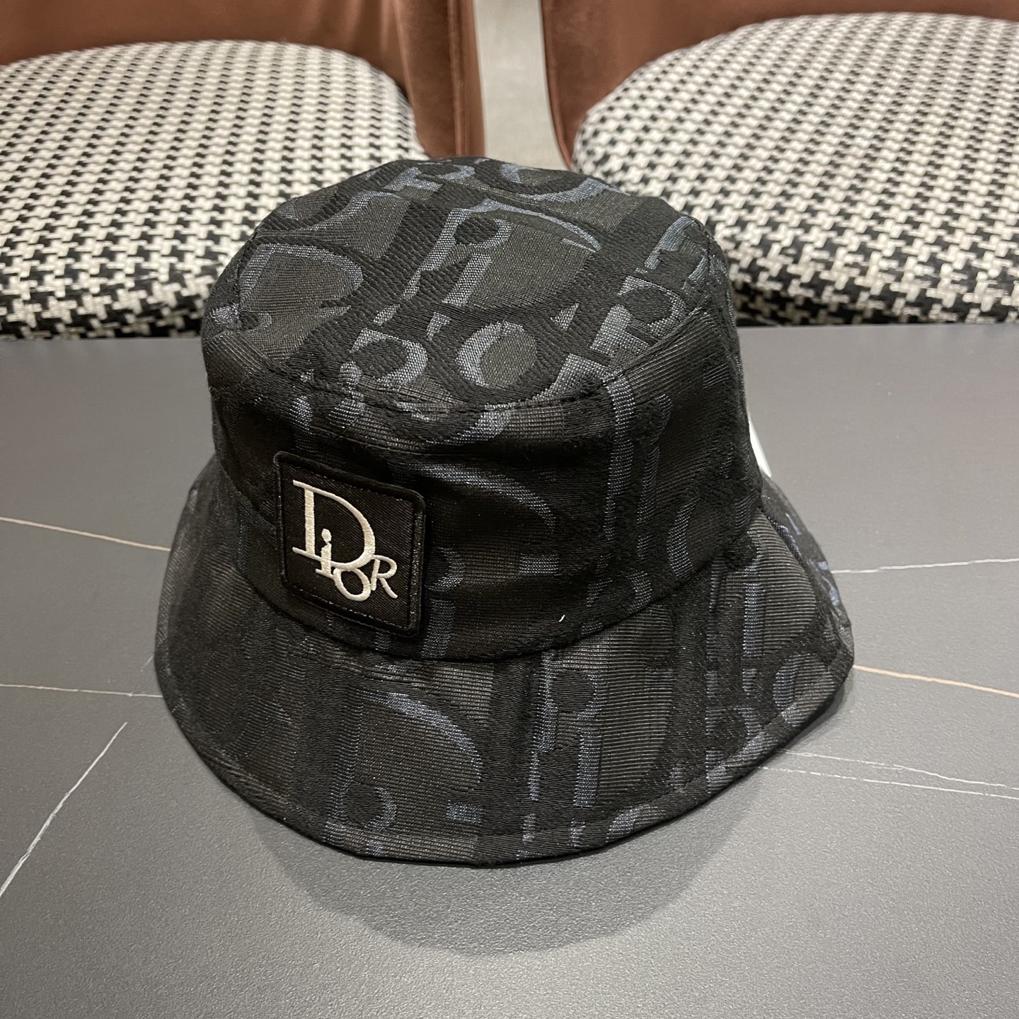 原单品质【迪奥DIOR】官网同步上线 韩版新款英式运动款重工定制款1:1原单品质 男女通用渔夫帽 原版质