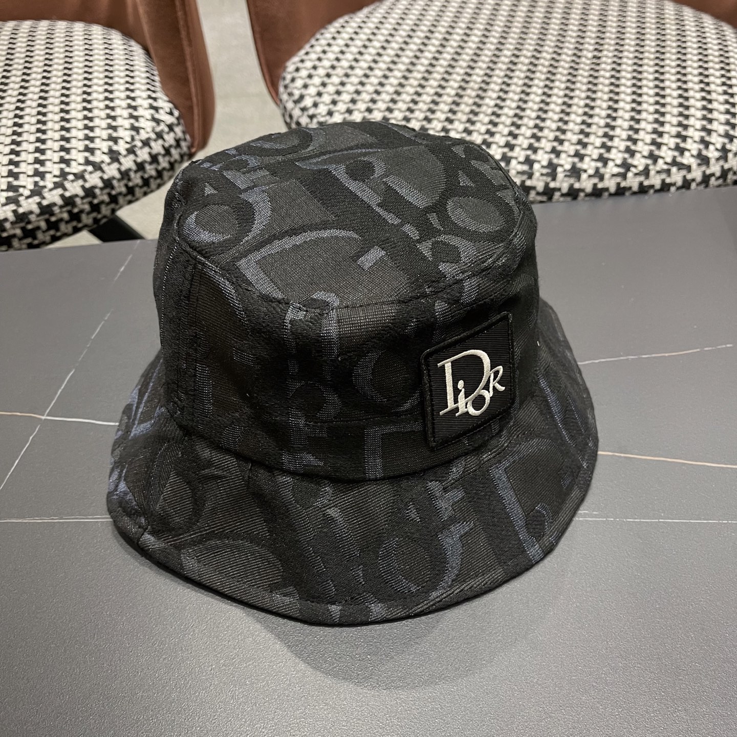 原单品质【迪奥DIOR】官网同步上线 韩版新款英式运动款重工定制款1:1原单品质 男女通用渔夫帽 原版质