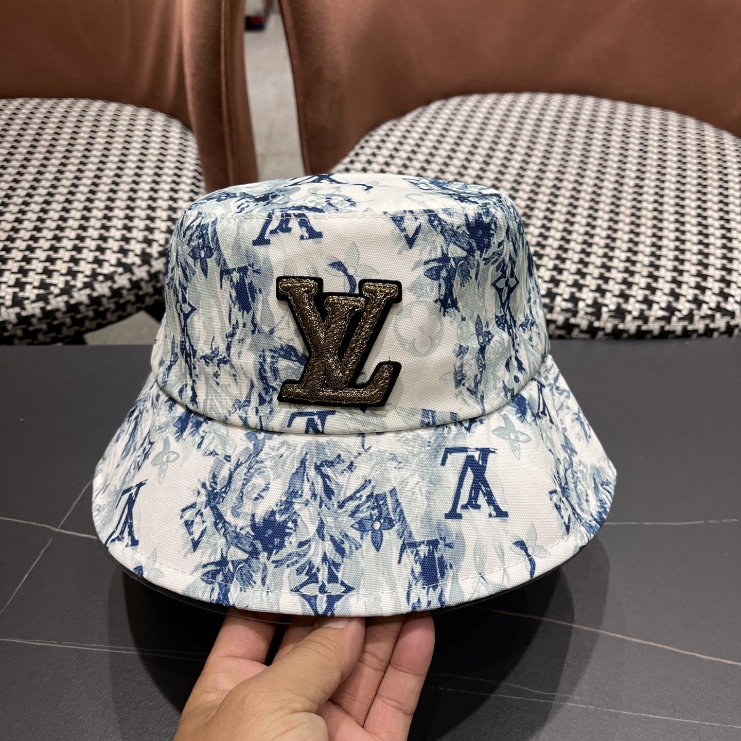 LV路易威登原单渔夫帽 轻盈透气。完美版型，独家实物拍摄，男女适用