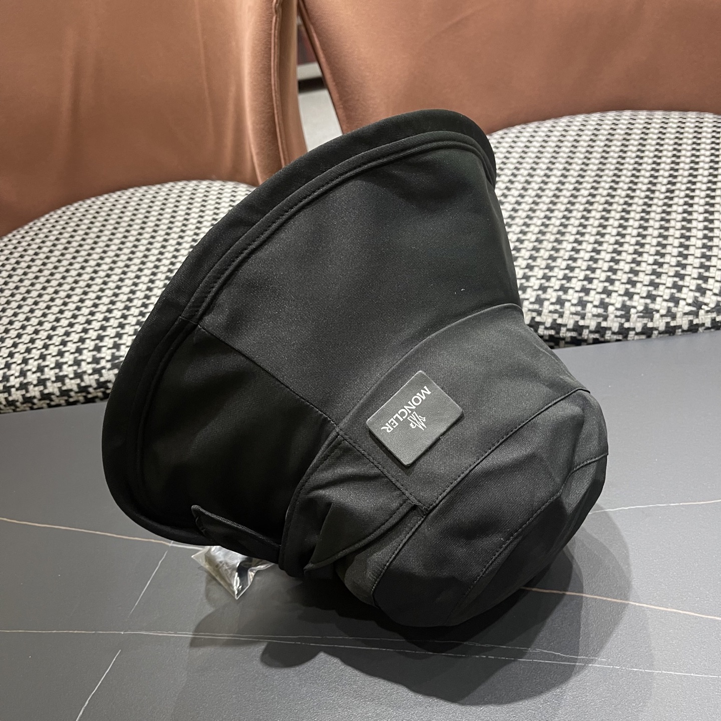 蒙口Moncler🆕新款蝴蝶结渔夫帽夏季薄款防紫外线遮阳防晒帽户外透气太阳帽子女