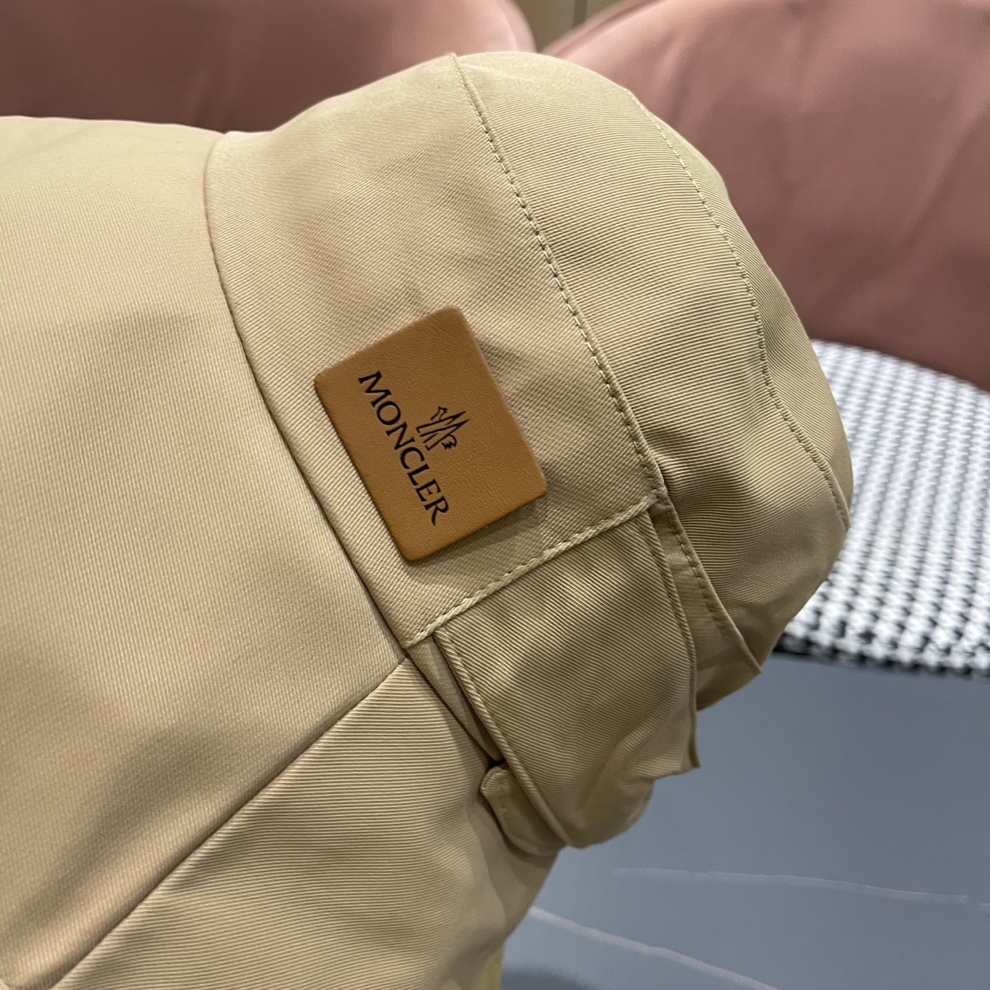 蒙口Moncler🆕新款蝴蝶结渔夫帽夏季薄款防紫外线遮阳防晒帽户外透气太阳帽子女