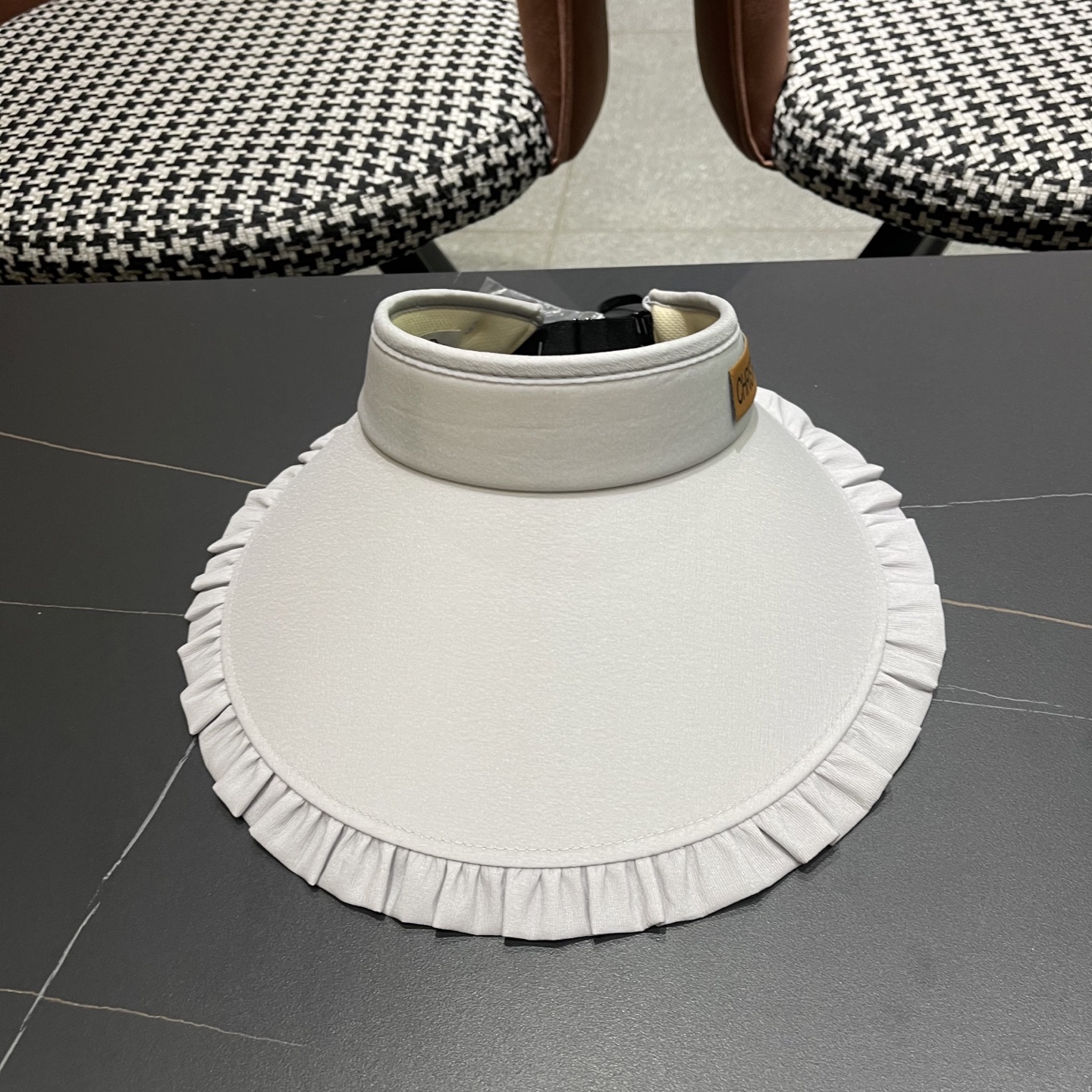  迪奥Dior防晒帽女2025新款夏季户外冰丝大檐透气发箍式防紫外线遮阳空顶帽