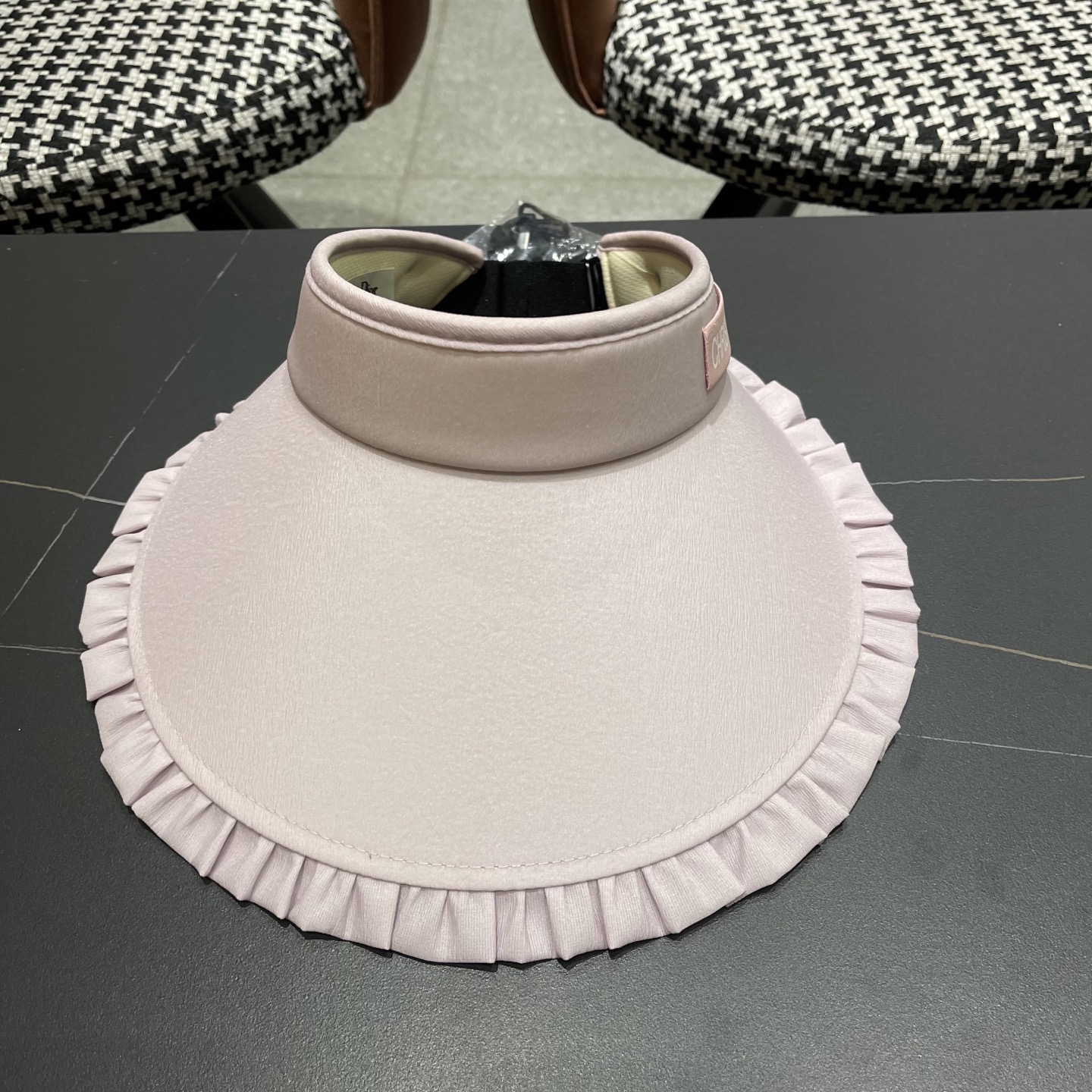  迪奥Dior防晒帽女2025新款夏季户外冰丝大檐透气发箍式防紫外线遮阳空顶帽