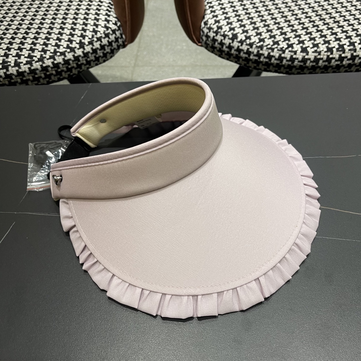  迪奥Dior防晒帽女2025新款夏季户外冰丝大檐透气发箍式防紫外线遮阳空顶帽