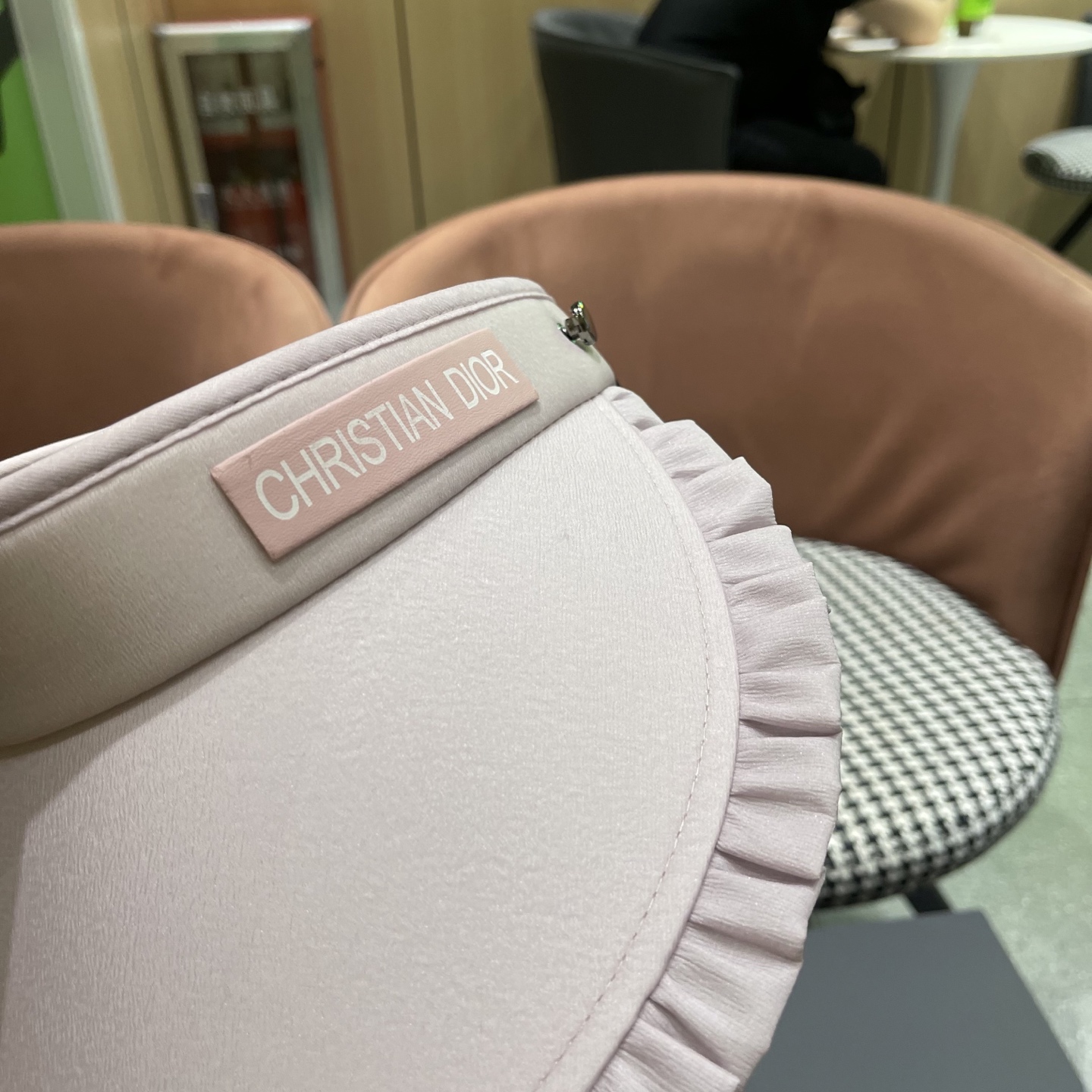  迪奥Dior防晒帽女2025新款夏季户外冰丝大檐透气发箍式防紫外线遮阳空顶帽