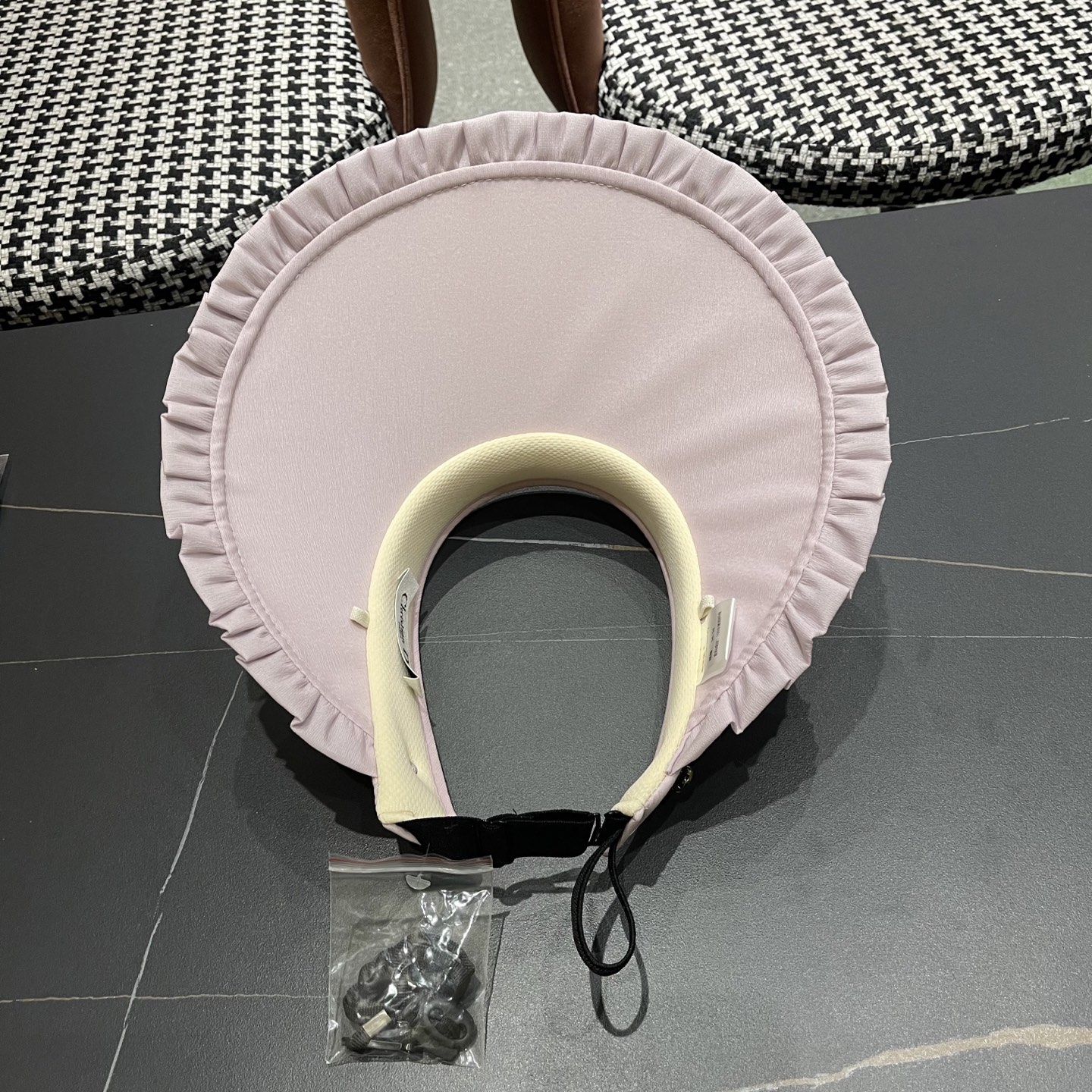  迪奥Dior防晒帽女2025新款夏季户外冰丝大檐透气发箍式防紫外线遮阳空顶帽