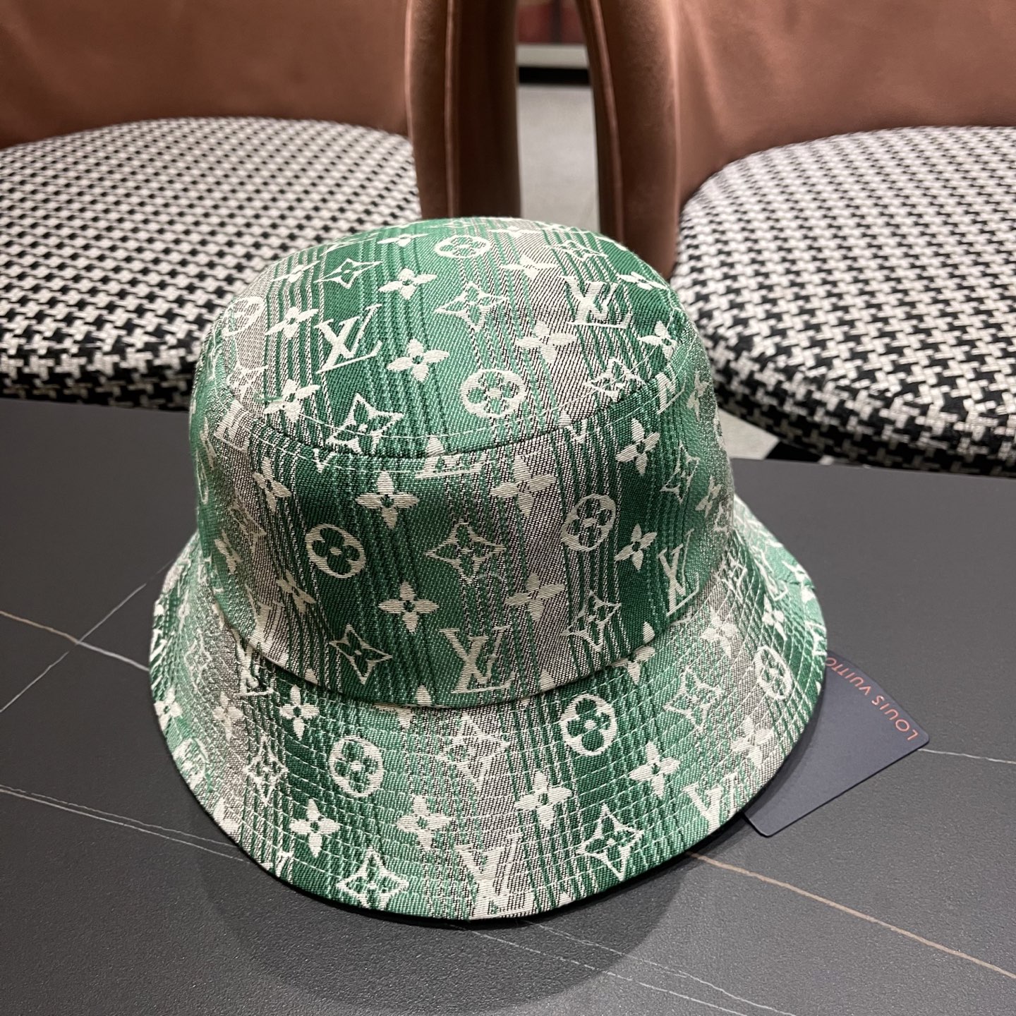LV路易威登2025 原单刺绣渔夫帽 轻盈透气。完美版型，独家实物拍摄，男女适用