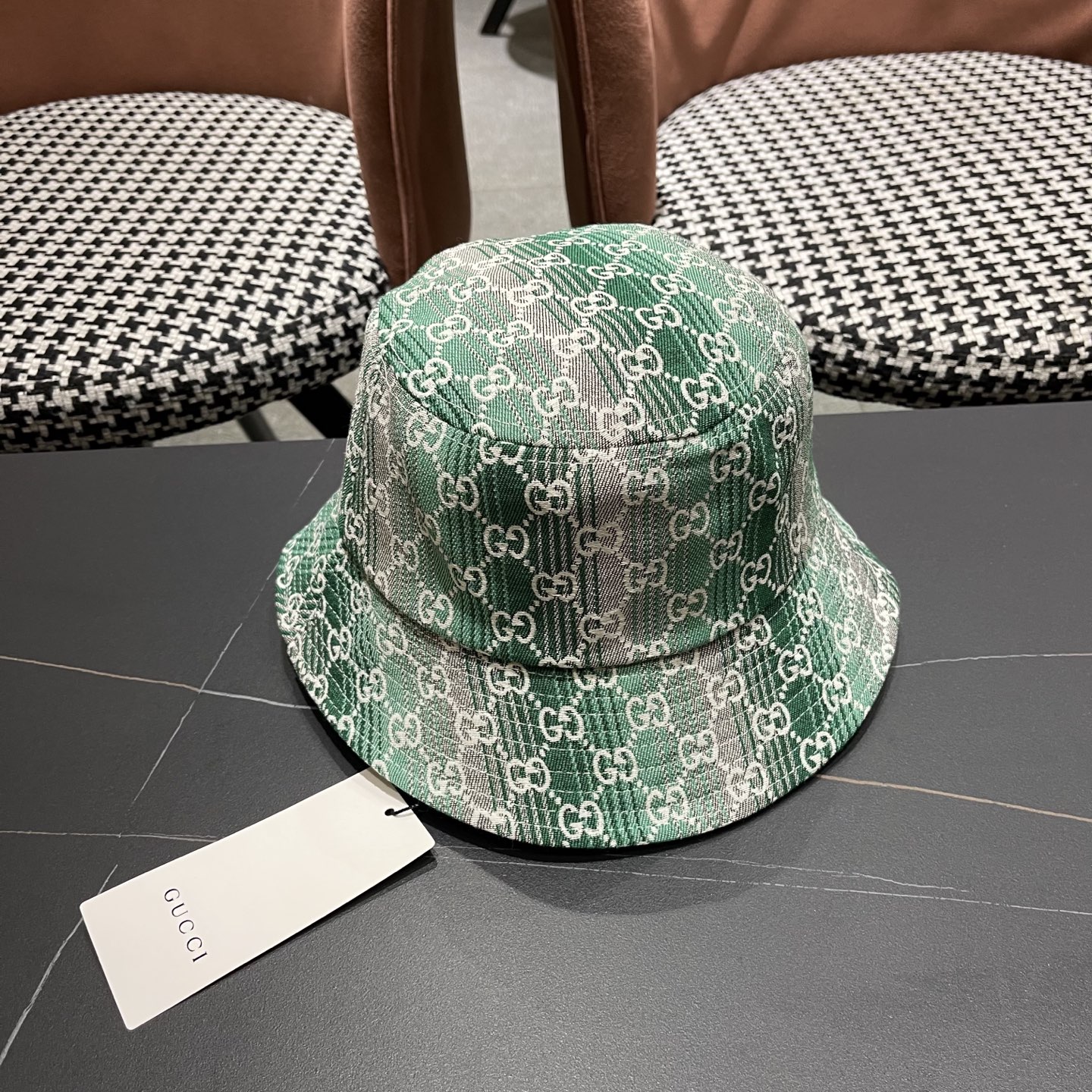  Gucci古奇渔夫帽🫶官网同步上线 韩版新款英式运动款重工定制款11原单品质 男女通用渔夫帽 美邦提花