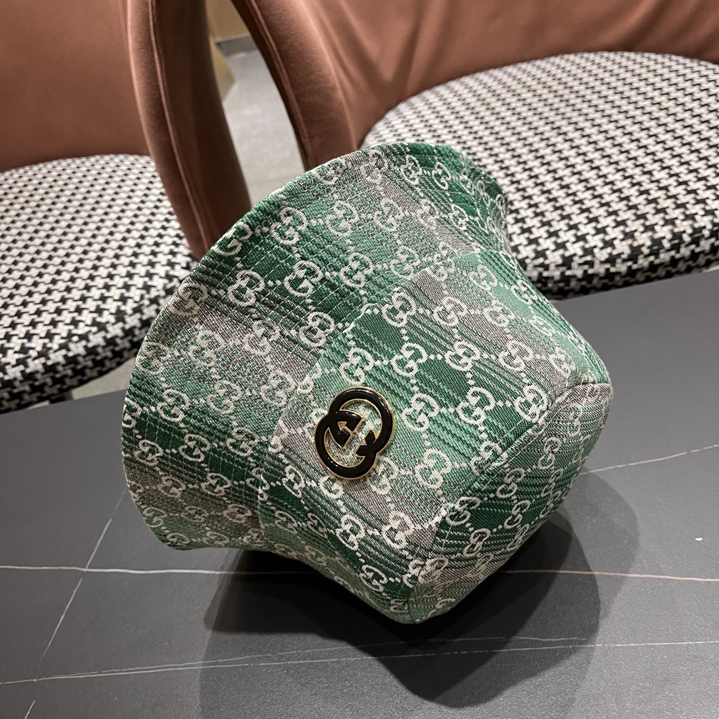  Gucci古奇渔夫帽🫶官网同步上线 韩版新款英式运动款重工定制款11原单品质 男女通用渔夫帽 美邦提花