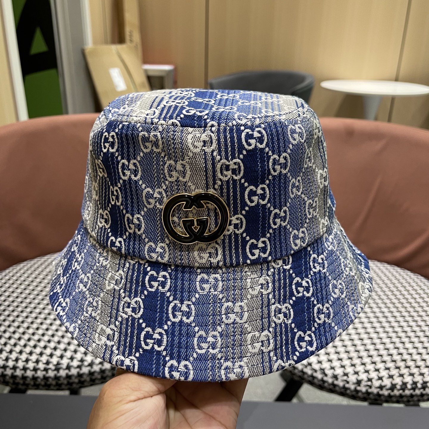  Gucci古奇渔夫帽🫶官网同步上线 韩版新款英式运动款重工定制款11原单品质 男女通用渔夫帽 美邦提花