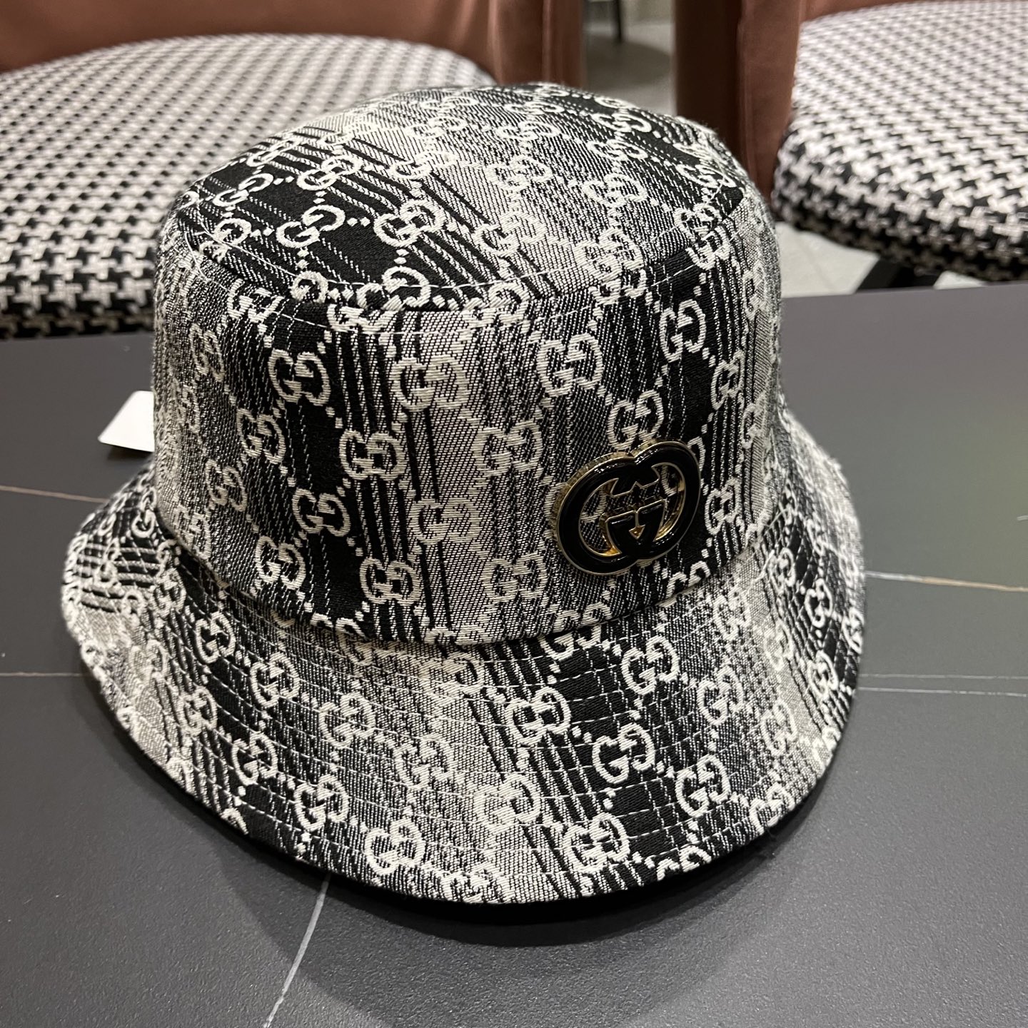  Gucci古奇渔夫帽🫶官网同步上线 韩版新款英式运动款重工定制款11原单品质 男女通用渔夫帽 美邦提花