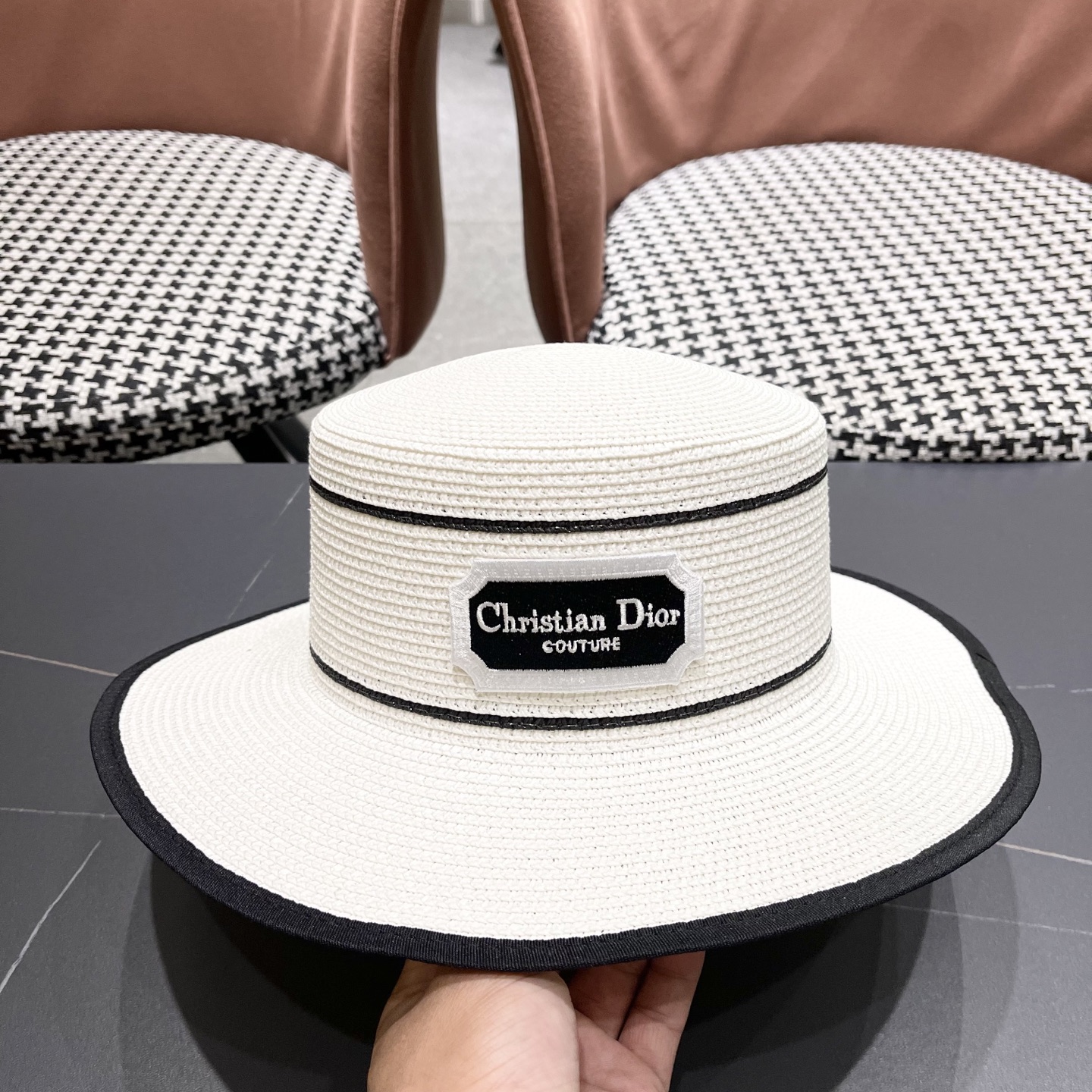迪奥 Dior 2026新款草帽，高级定制，名媛风，细节待上，夏季防晒防紫外线，出行必备，百搭好看