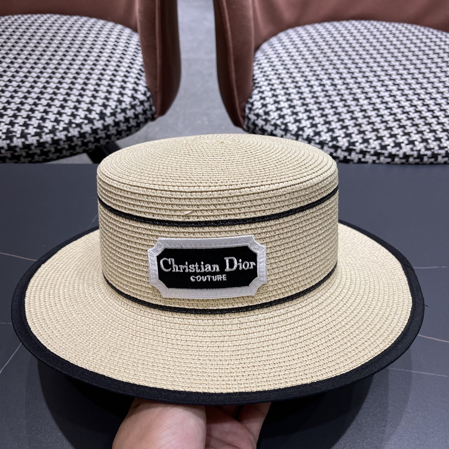 迪奥 Dior 2026新款草帽，高级定制，名媛风，细节待上，夏季防晒防紫外线，出行必备，百搭好看