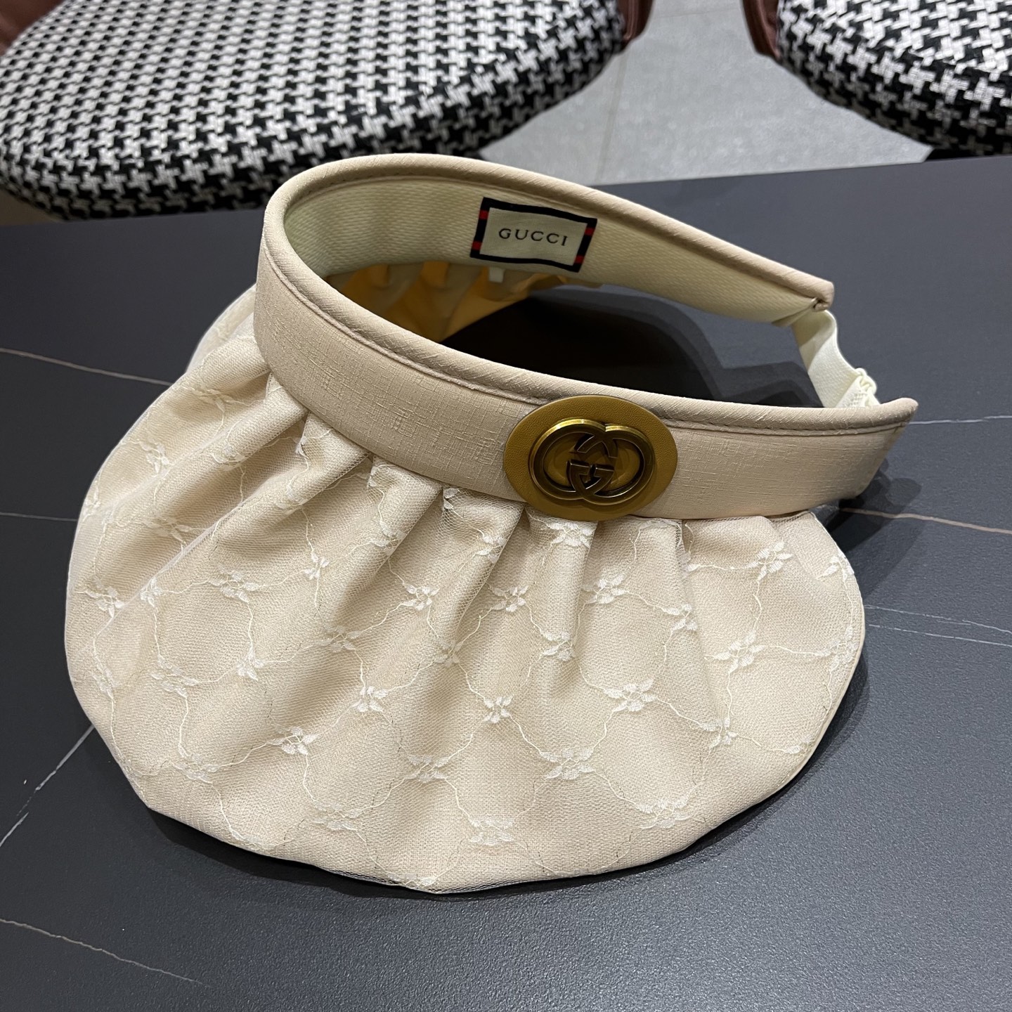[Gucci Hats]Gucci sunshade hat, women