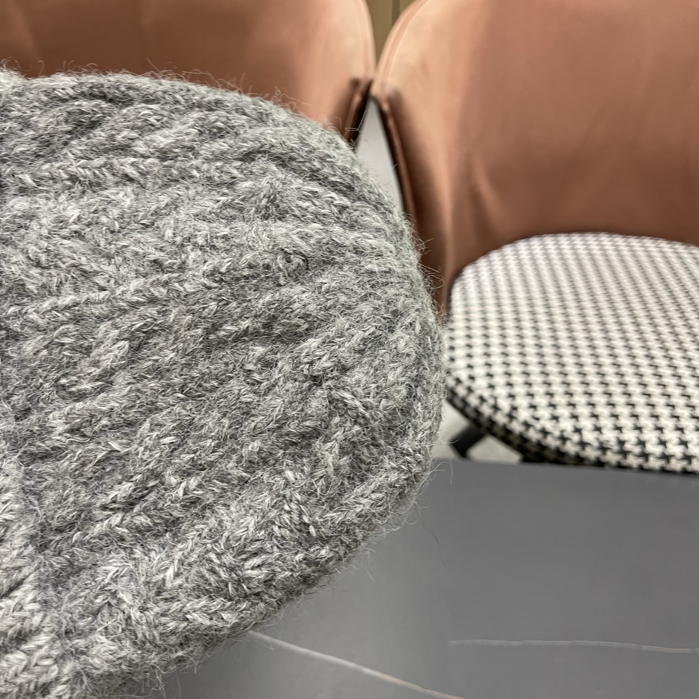  【MONCLER蒙口秋冬加厚加绒边保暖加厚男士针织帽户外护耳毛线帽女