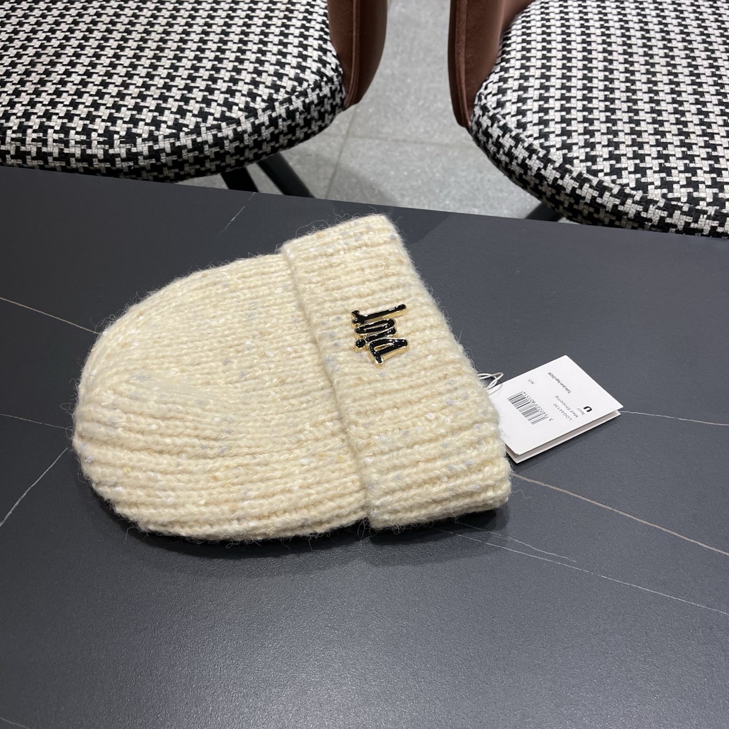  DIOR迪奥针织帽子女冬季复古百搭显脸小毛线帽大头围保暖冷帽