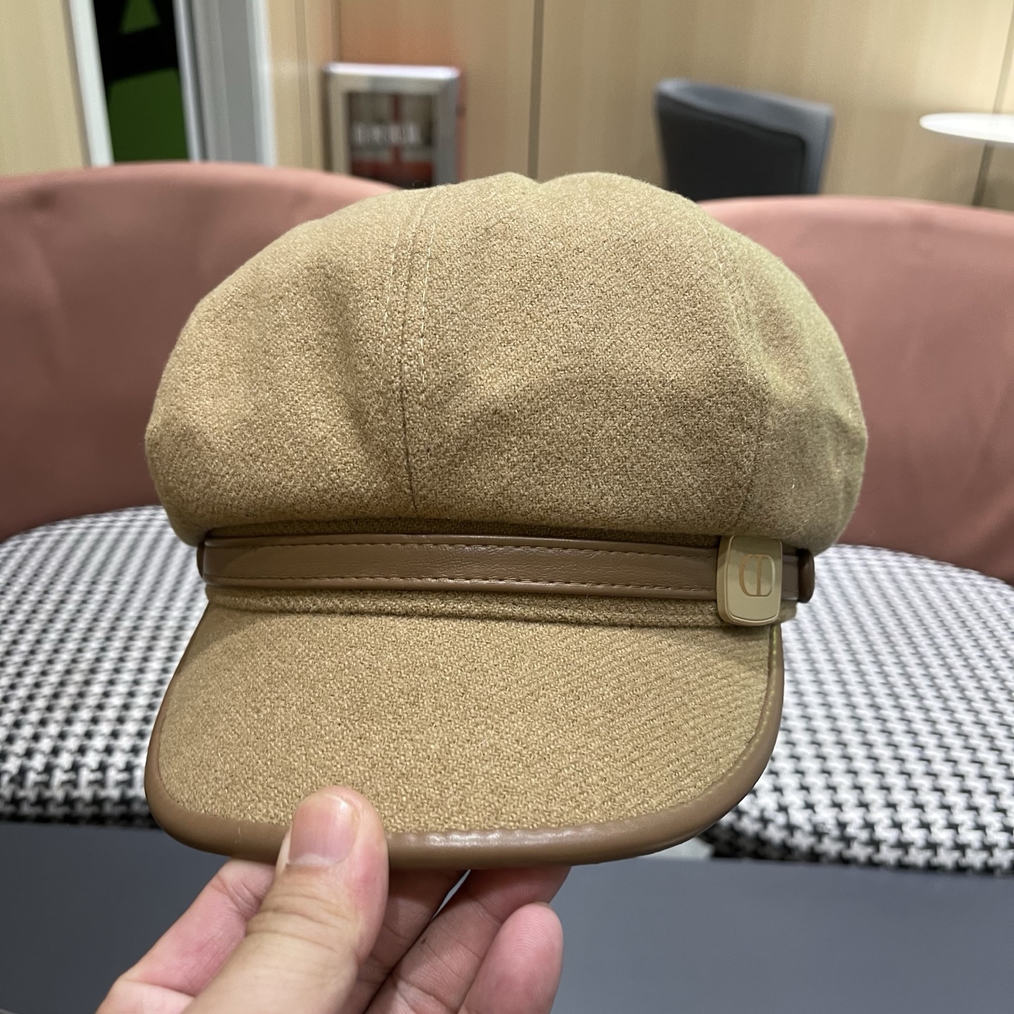  DIOR迪奥 贝雷帽秋冬款2025新款日系八角帽显脸小春秋款韩系