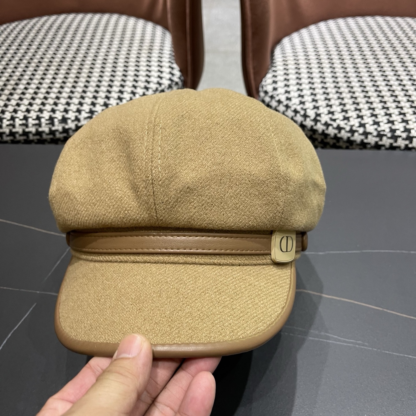  DIOR迪奥 贝雷帽秋冬款2025新款日系八角帽显脸小春秋款韩系