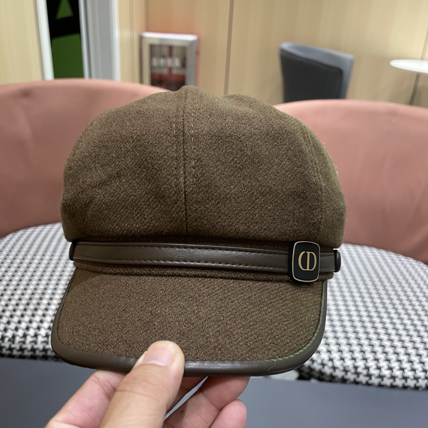  DIOR迪奥 贝雷帽秋冬款2025新款日系八角帽显脸小春秋款韩系