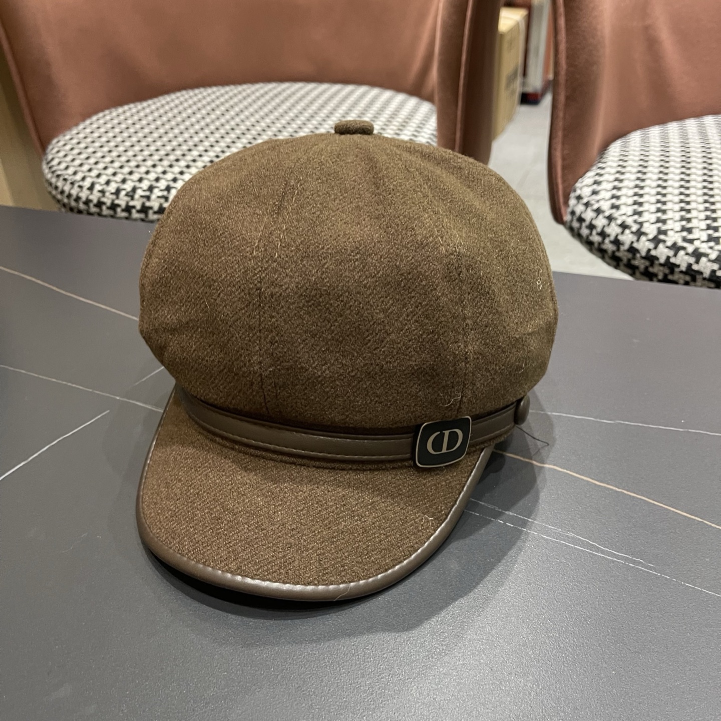  DIOR迪奥 贝雷帽秋冬款2025新款日系八角帽显脸小春秋款韩系