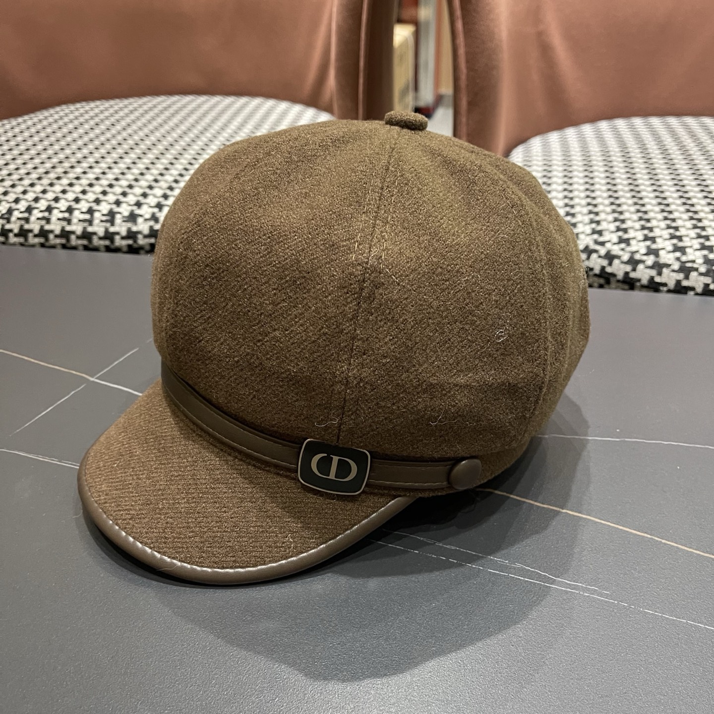  DIOR迪奥 贝雷帽秋冬款2025新款日系八角帽显脸小春秋款韩系