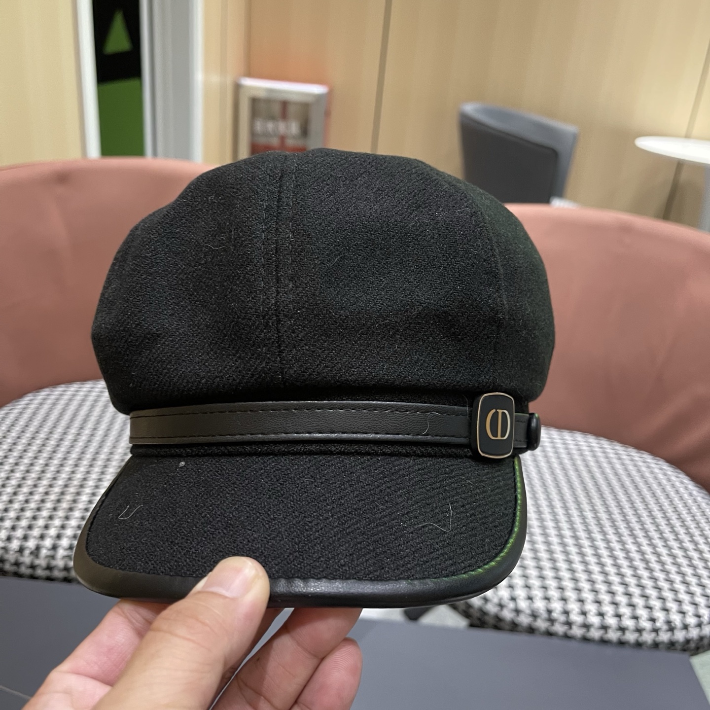  DIOR迪奥 贝雷帽秋冬款2025新款日系八角帽显脸小春秋款韩系