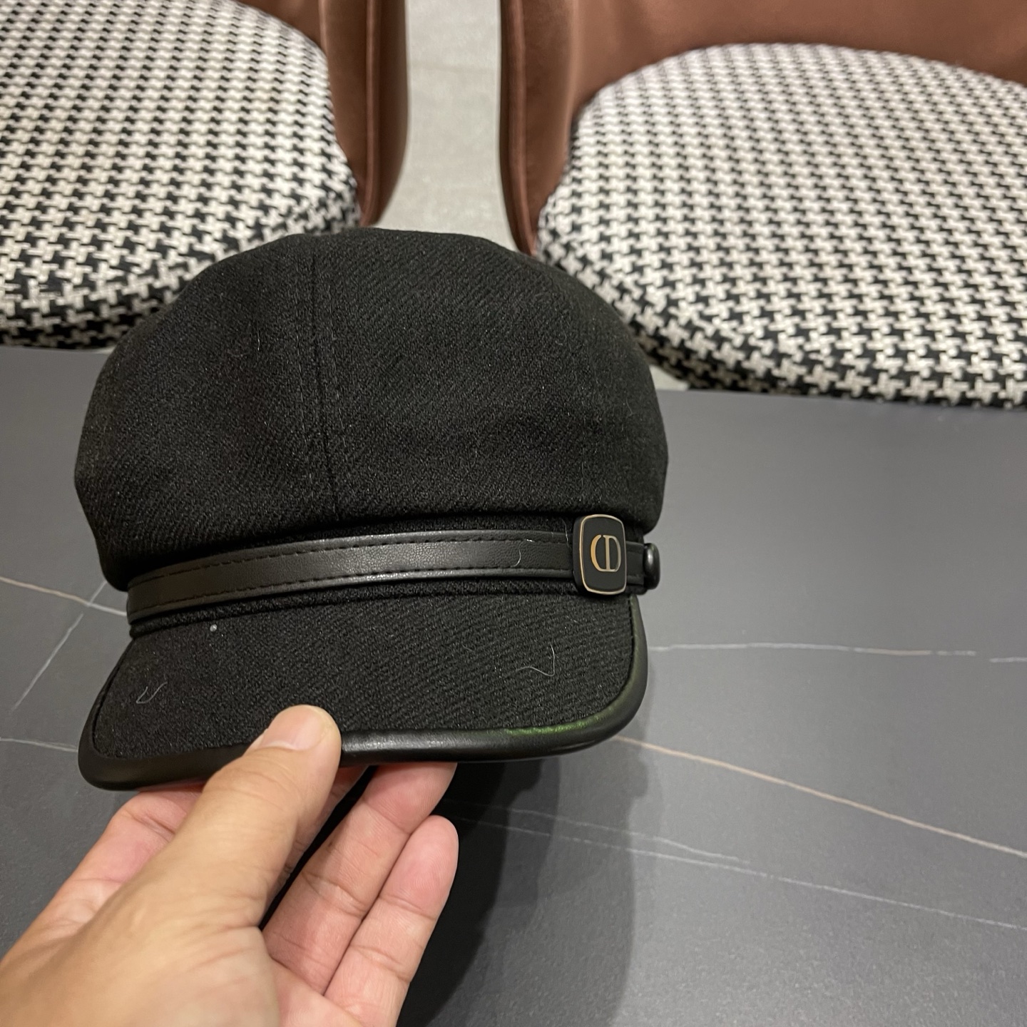  DIOR迪奥 贝雷帽秋冬款2025新款日系八角帽显脸小春秋款韩系