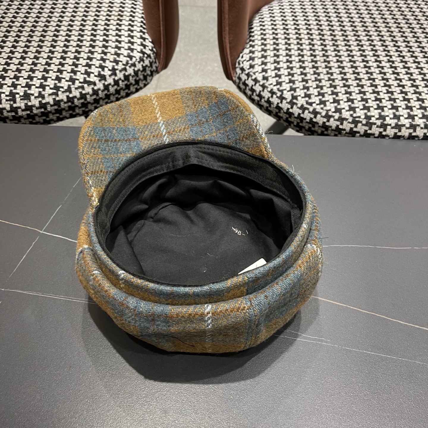  巴宝莉BURBERRY 秋冬季格子八角帽女英伦显脸小复古鸭舌贝雷帽学生画家报童帽百搭