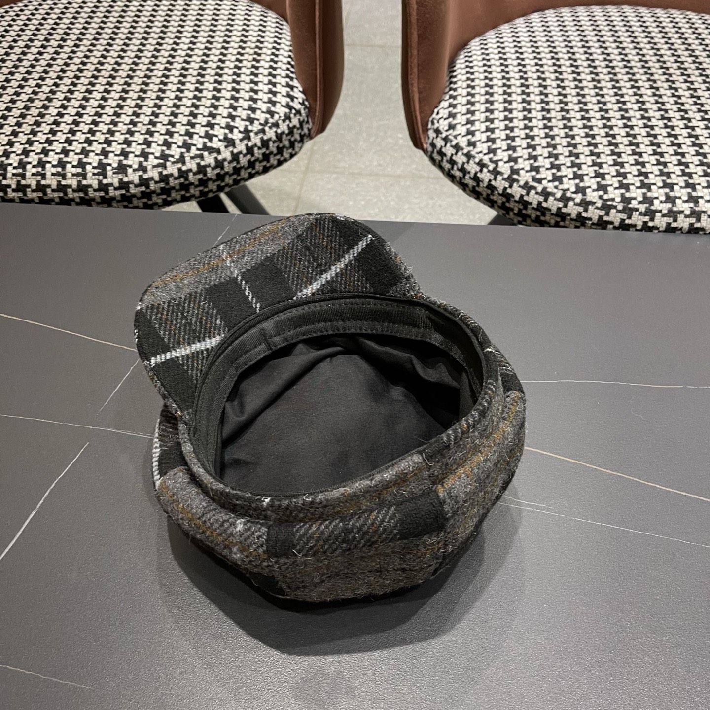  巴宝莉BURBERRY 秋冬季格子八角帽女英伦显脸小复古鸭舌贝雷帽学生画家报童帽百搭