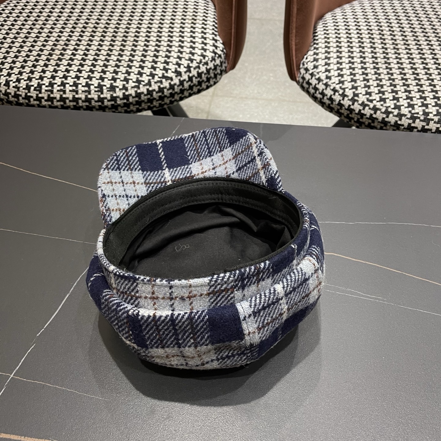  巴宝莉BURBERRY 秋冬季格子八角帽女英伦显脸小复古鸭舌贝雷帽学生画家报童帽百搭