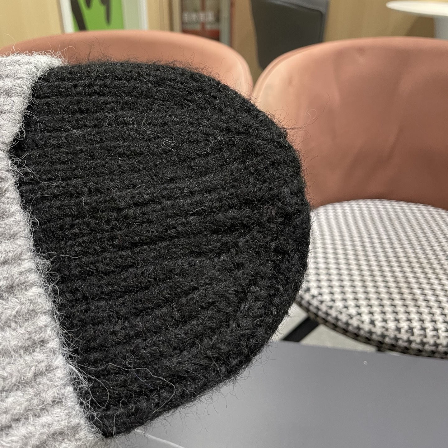  DIOR迪奥2025新款针织帽子女冬季复古百搭显脸小毛线帽大头围保暖冷帽