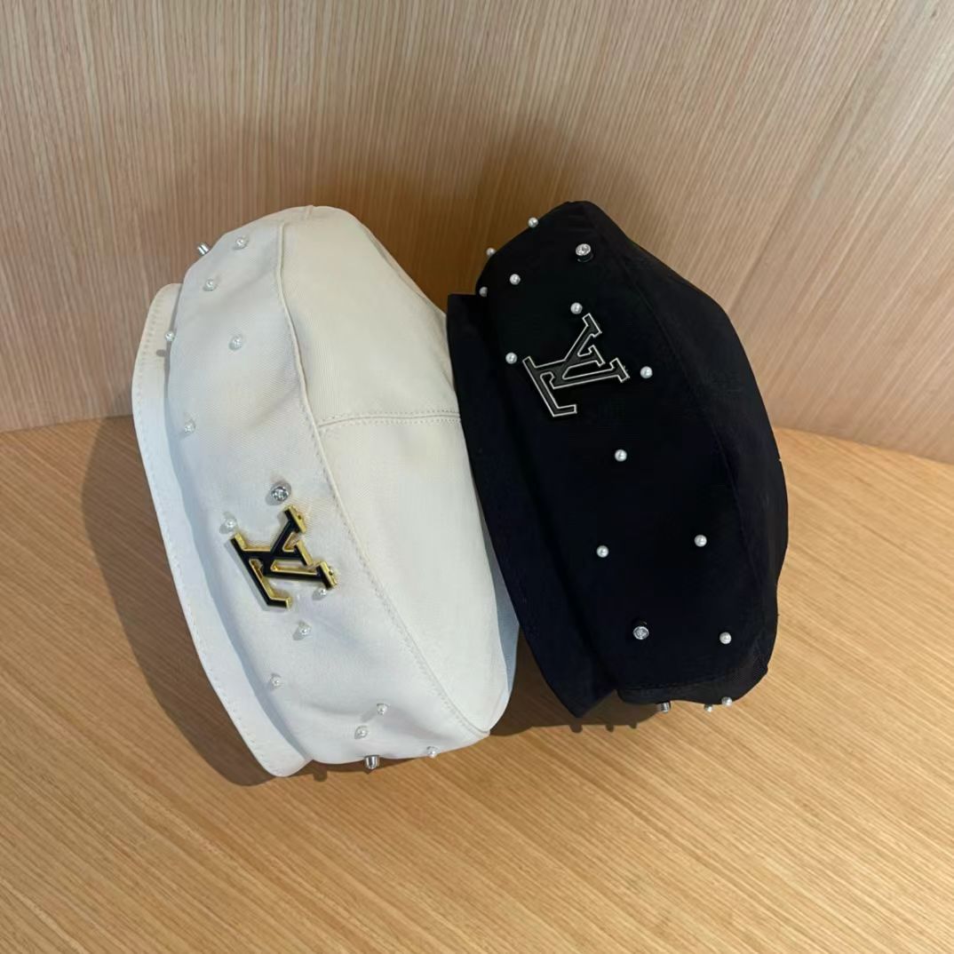 路易威登lv2024新款贝雷帽女秋冬显脸小南瓜帽春秋冬百搭