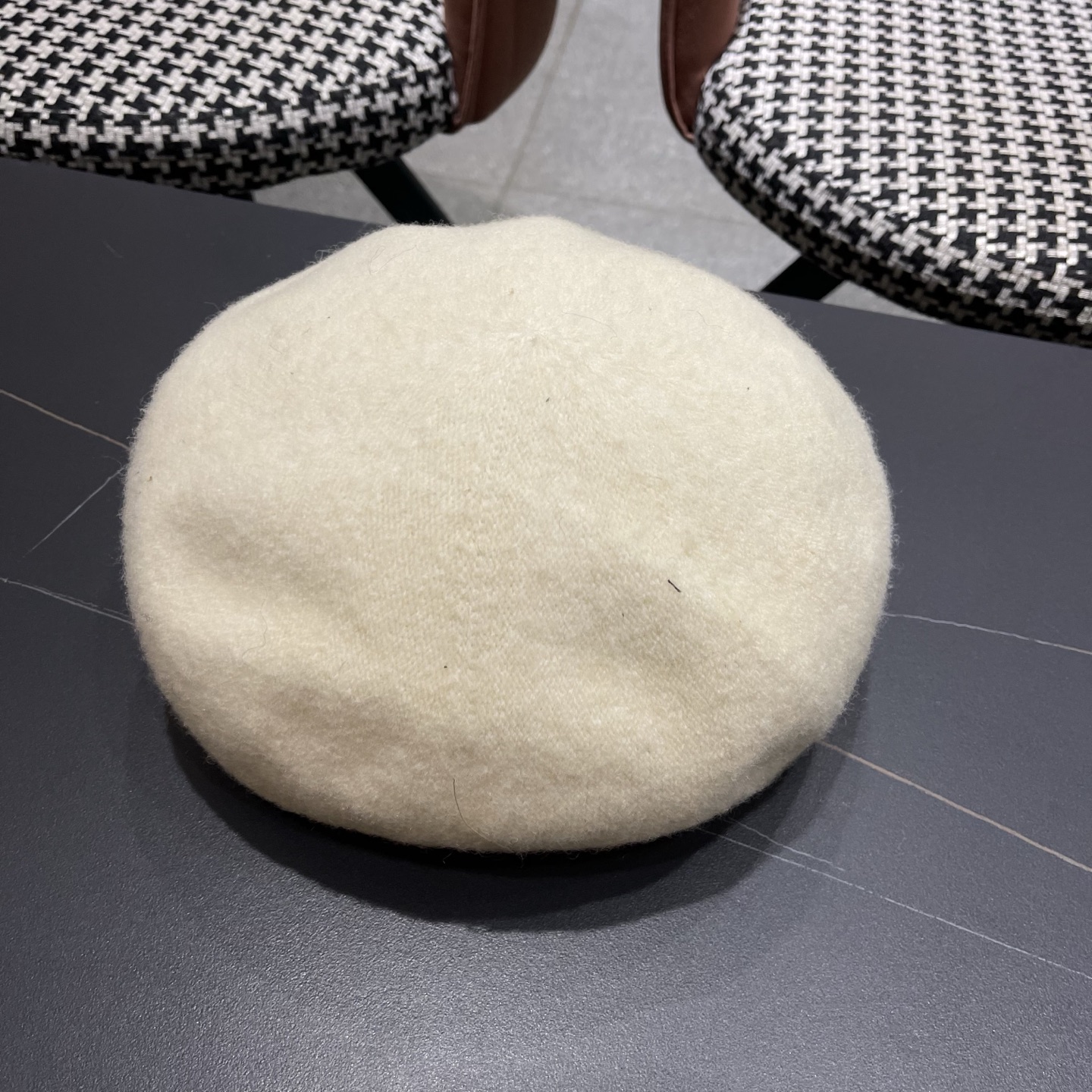 Chanel香奈儿新款贝雷帽，兔毛羊毛面料，小香风高级定制，女神必备，头围57cm