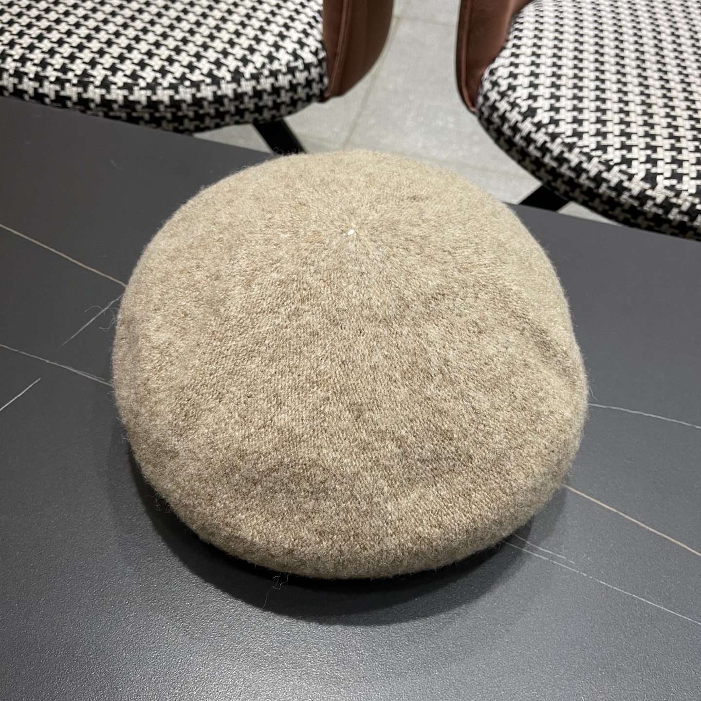 Chanel香奈儿新款贝雷帽，兔毛羊毛面料，小香风高级定制，女神必备，头围57cm