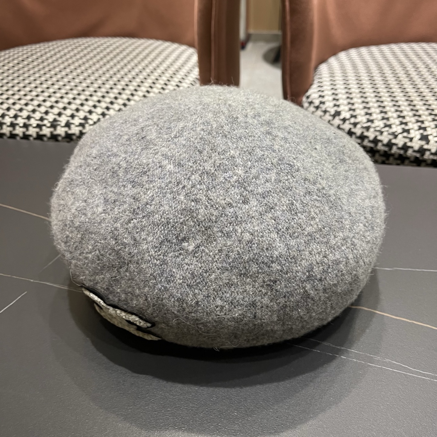 Chanel香奈儿新款贝雷帽，兔毛羊毛面料，小香风高级定制，女神必备，头围57cm