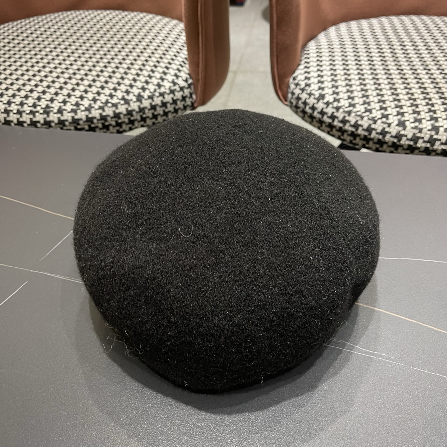 Chanel香奈儿新款贝雷帽，兔毛羊毛面料，小香风高级定制，女神必备，头围57cm