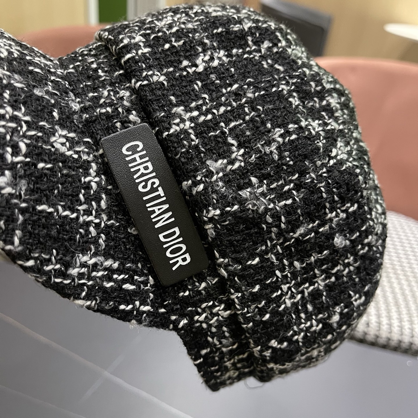 迪奥韩版八角帽子女士格子鸭舌帽秋天学生画家帽贝雷帽