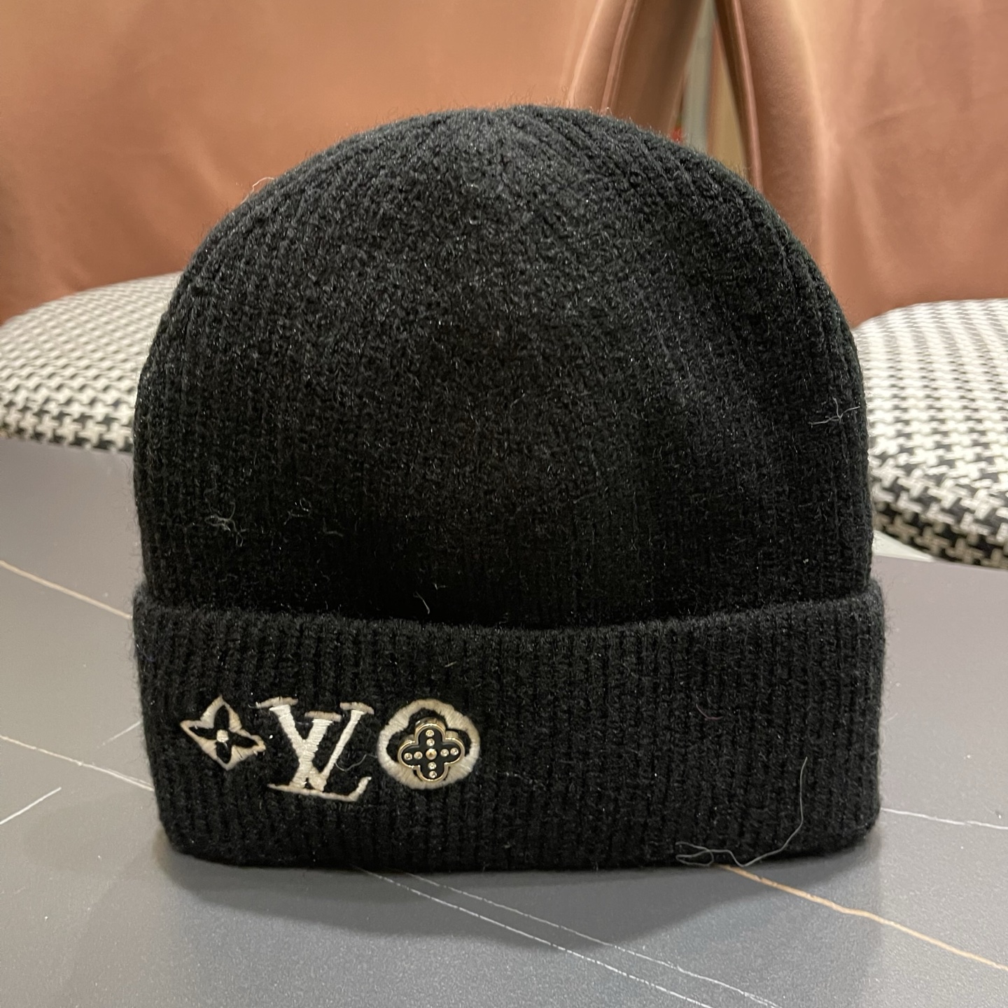 上新ꫛꫀꪝ ❥——❤LV 路易威登新品原单毛线帽 刺绣工艺 爆款