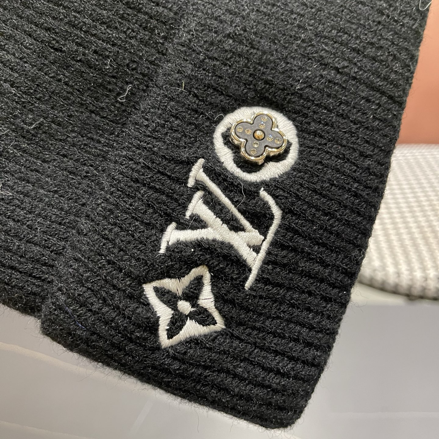 上新ꫛꫀꪝ ❥——❤LV 路易威登新品原单毛线帽 刺绣工艺 爆款