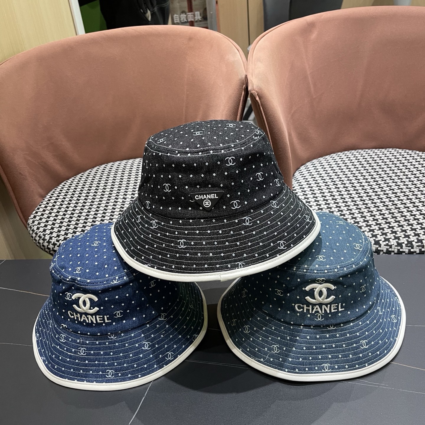 【CHANEL香奈儿】2025新款小香风原单小桶帽渔夫帽，🔆百搭日常款～出街必备